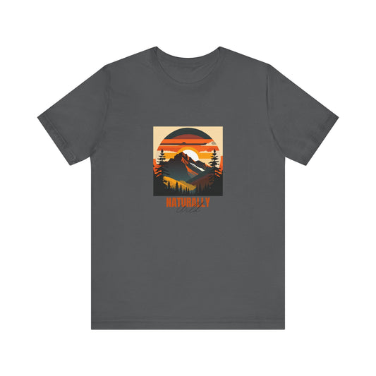 Naturally Wild Vintage Tee - Unisex Jersey Short Sleeve Shirt for Nature Lovers