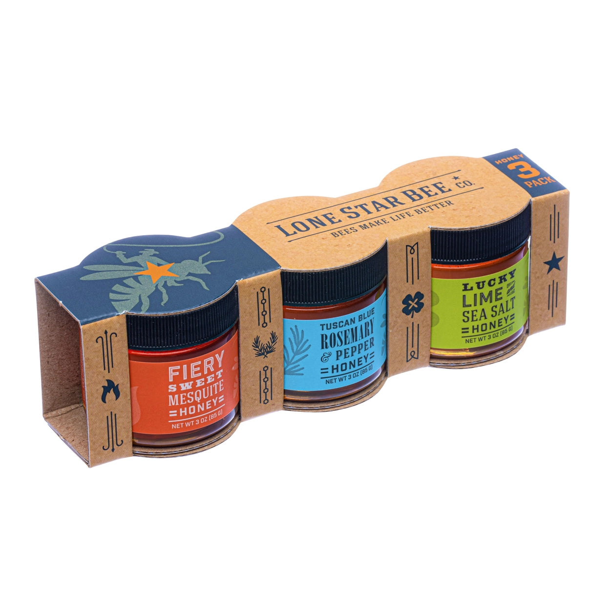 Lone Star Bee Company - Infused Honey Gift Set