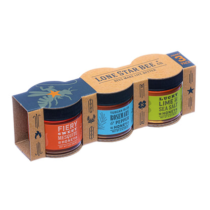 Lone Star Bee Company - Infused Honey Gift Set