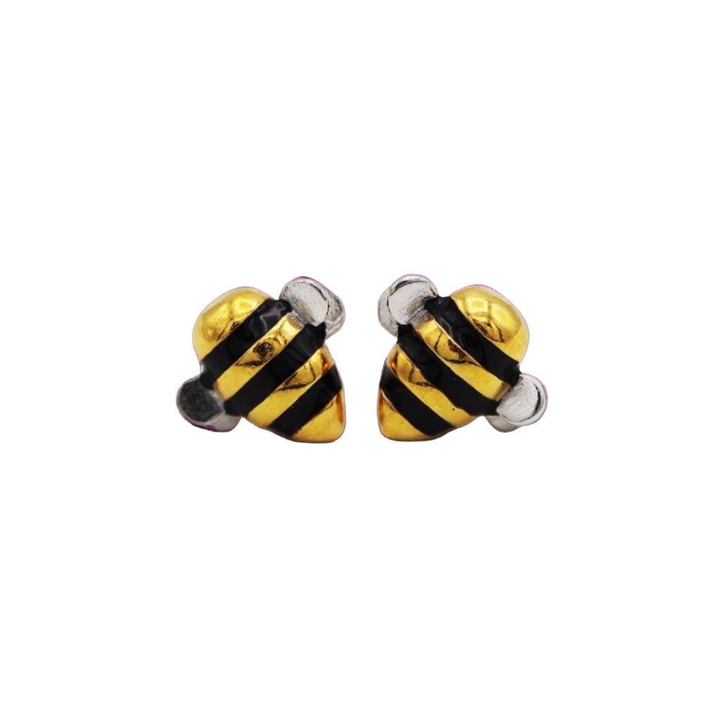 Limited Edition "Bee Inspired" Silver &amp; Gold Bumblebee Earrings